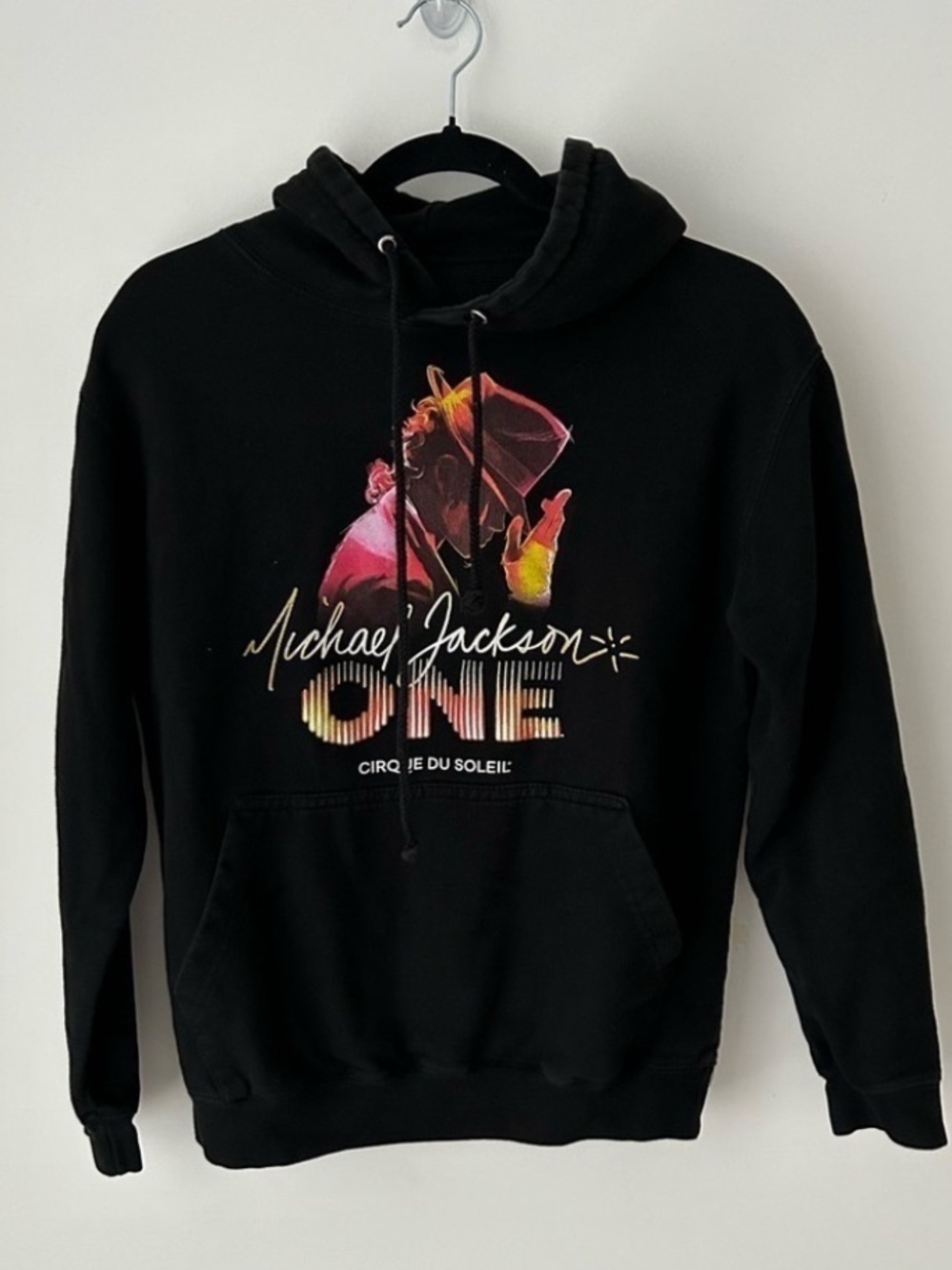 Michael Jackson Black Graphic Hoodie One Cirque Du Soleil